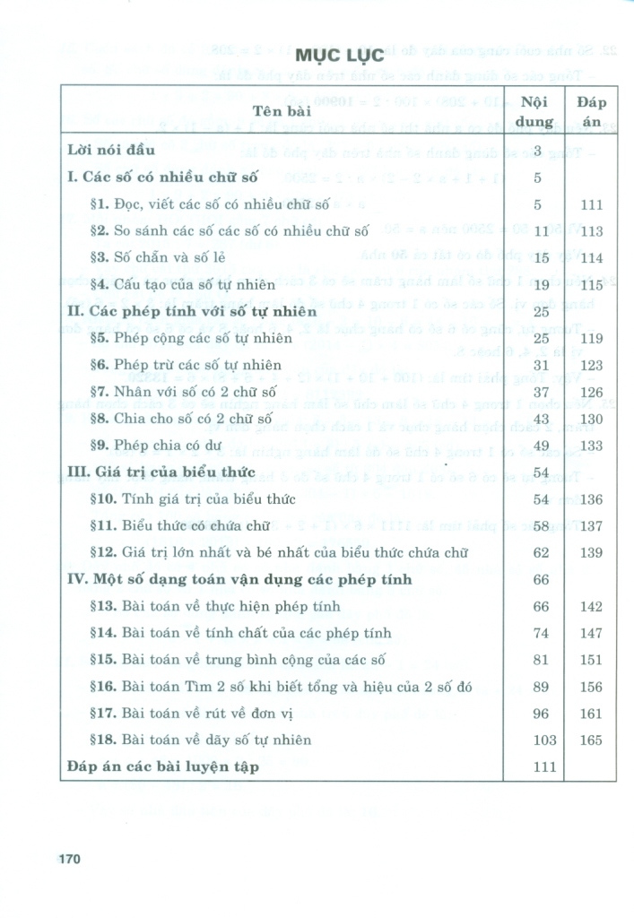 BÀI TẬP PHÁT TRIỂN NĂNG LỰC TOÁN LỚP 4 - TẬP 1 (Biên soạn theo chương trình SGK mới)